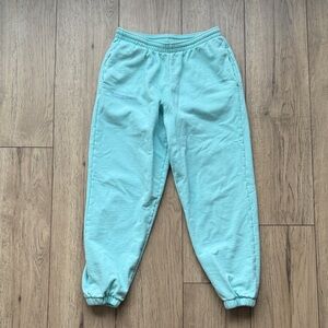 Pangaia Organic Cotton Sweatpants Mint Green Light Turquoise Men’s M Jogger